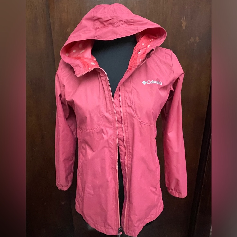 Girls M Columbia rain coat